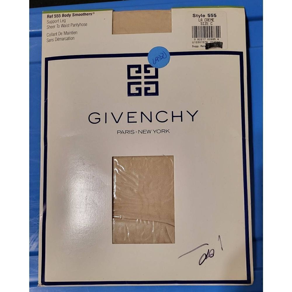 Vintage Givenchy Body Smoothers Pantyhose-La Creme
